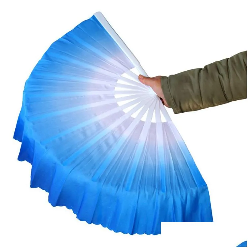 chinese dance fan 5 colors for white fan bone wedding folding hand fan
