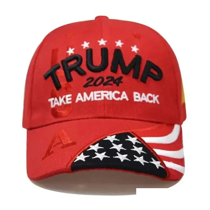 2024 trump hats american presidential election baseball caps adjustable speed rebound cotton sports hats
