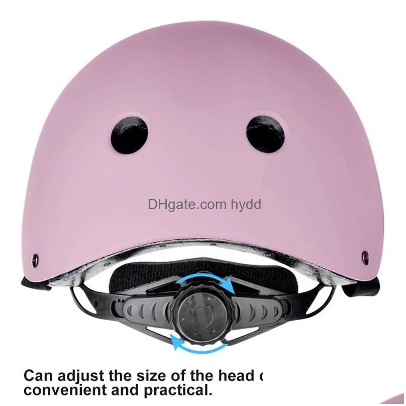 Cycling Helmets Safety Adt Teenager Bicycle Cycle Bike Scooter Bmx Skateboard Roller Skate Stunt Bomber Accessories Drop Delivery Sp Dhjcq