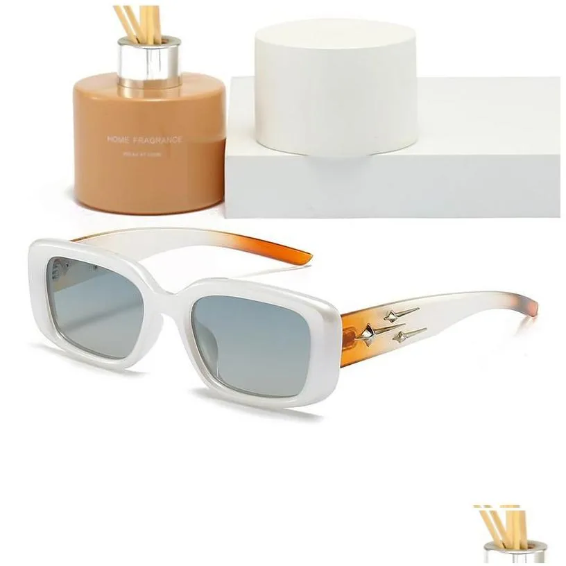 Sunglasses  Designer Sunglasses Luxury Classic Metal Frame For Men And Women Uv400 Lens Protection High Quality Brand