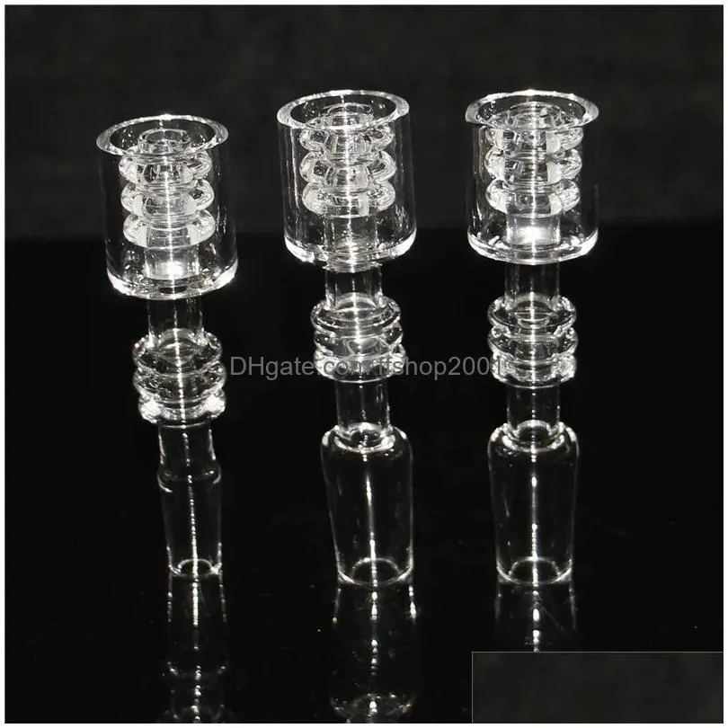 Smoking Pipes Hookahs 10Mm 14Mm Male Diamond Knot Quartz Nail For Nectar Dab St Tube Drip Tips Glass Oil Burner Pipe Ash Catchers Dr Dhz5T