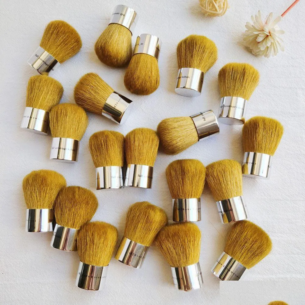 Makeup Brushes Id Escentuals Brush Fl Erage Kabuki Goat Bristles Powder B Contour Cosmetic Beauty Tool Drop Delivery Health Tools Acce Dhj7I