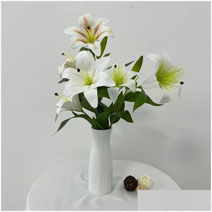 Decorative Flowers Artificial flower lily Design flowers for family parties