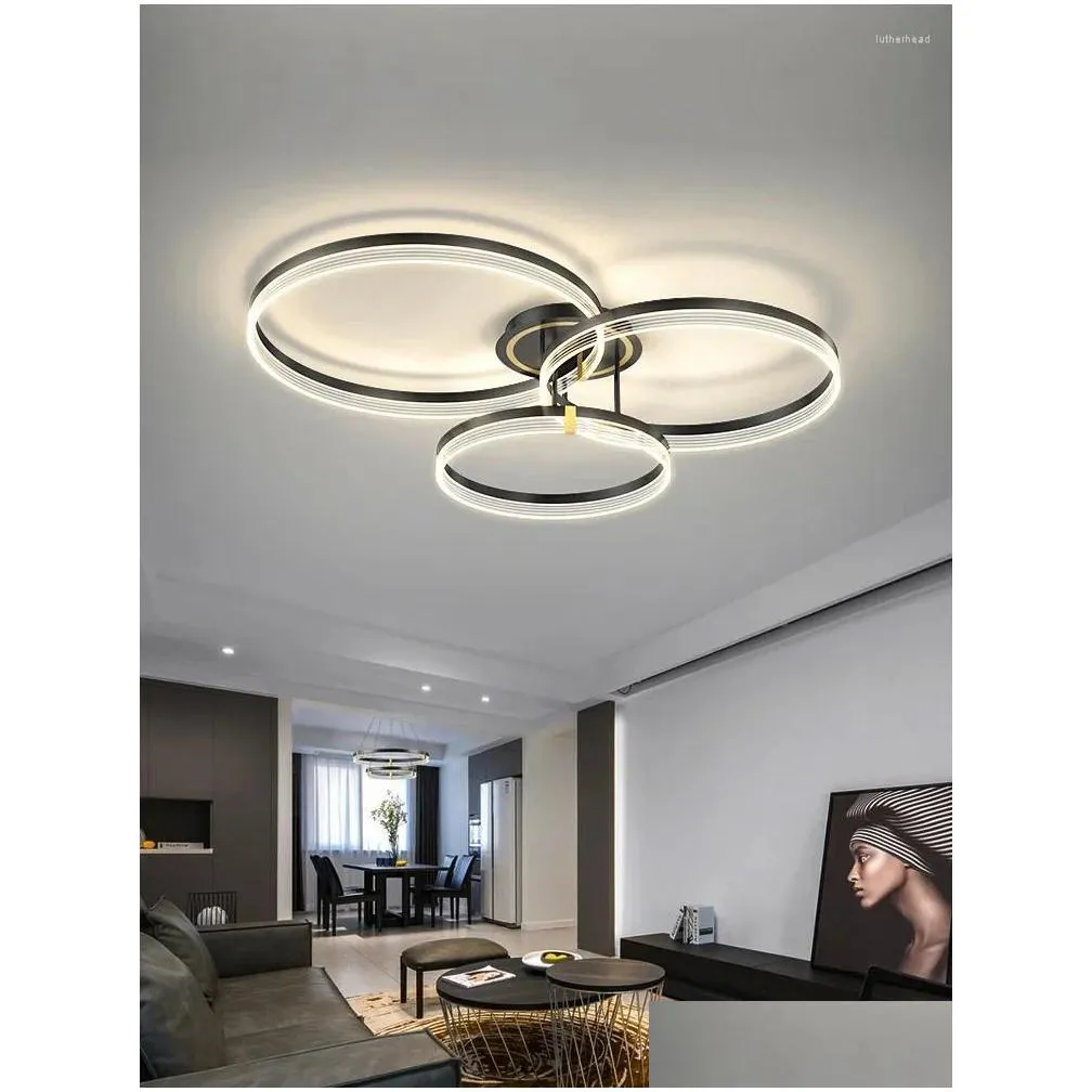 Ceiling Lights Creative Nordic Light Luxury Foyer Lamp Modern Simple Atmosphere 2024 Living Room Dining Bedroom Lamps