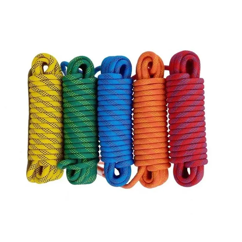 Paracord 12mm Climbing Rope Outdoor Tree Rock Equipment Mountaineering Lifeline Emergency Survival Safety Gear Escape Rescue Static