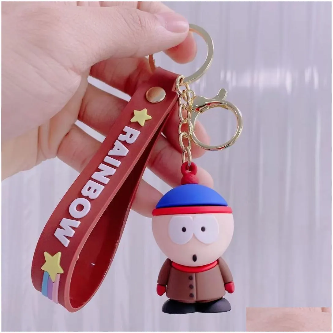 Keychain Jiazhi Animation South Park Decay Park Keychain Pendant Bag Handmade