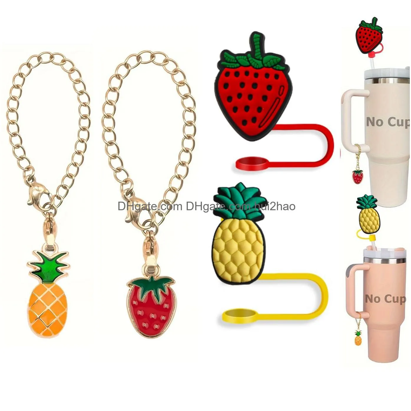 Other Drinkware Letter Charm Accessories For 40Oz Cup Initial Name Id Personalized Handle Tumbler Wll2204 Drop Delivery Home Garden Ki Dhdz0