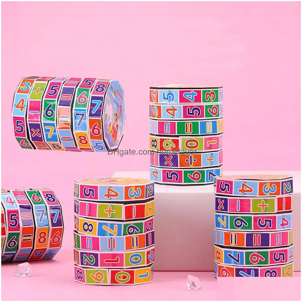 other event party supplies 10pcs kids educational toy arithmetic magic block perfect for party favors pinata stuffers kids birthday gift bag for boys girls