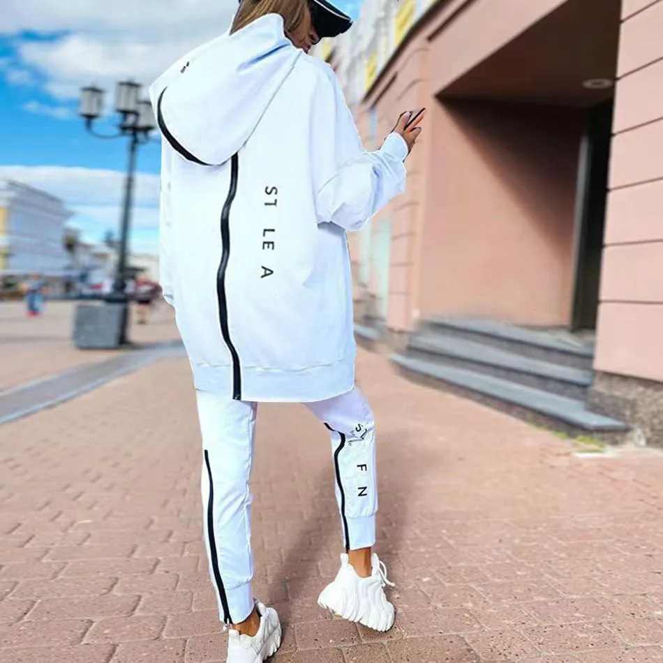 New women tracksuit letter printed two piece set women long sleeve 12 styles sportwear outdoor suts autumn winter Casual Outfit Sports Jogging Suits