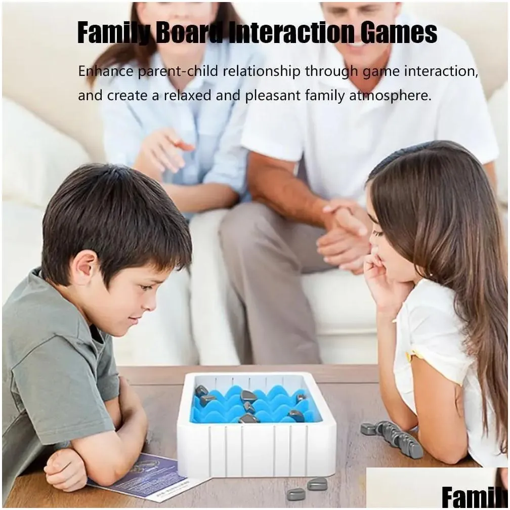 Portable Game Players Magnetic Chess Board Table Top Family Games For Kids/Adts Thinking Training Educational Toys Birthday Drop Deliv Dhsbx