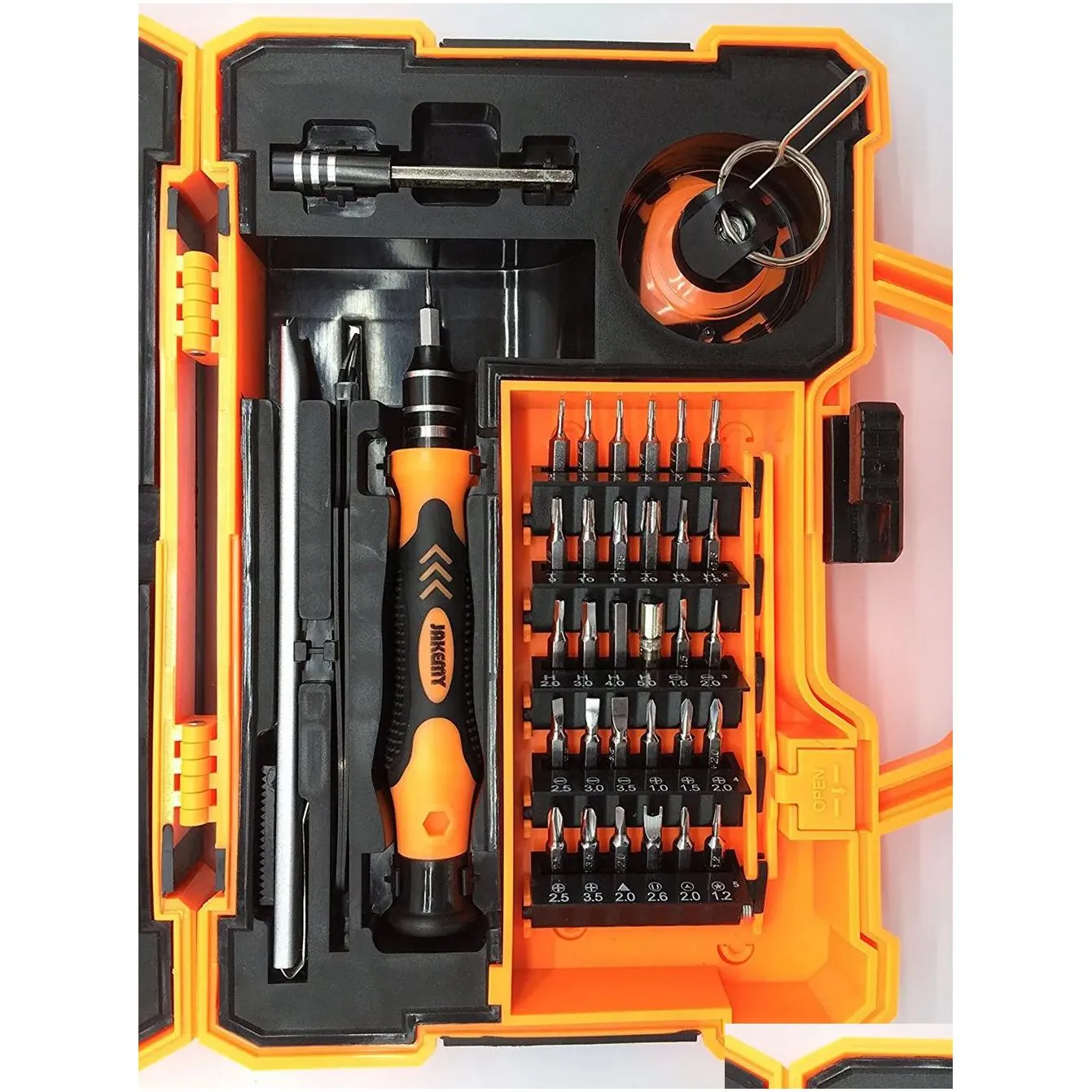 jakemy jm-8139 45 in 1 precise screwdriver set repair kit opening tools for cellphone computer electronic maintenance