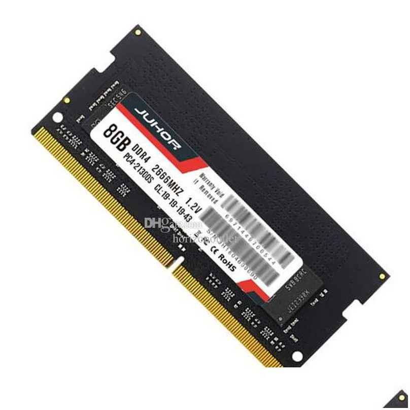 JUHOR Laptop Memory RAM DDR4 8G 4G 16G 32G 2400MHz 2666MHz 3200MHz Desktop Memories Udimm 1333 Dimm Stand For AMD Intel Computer