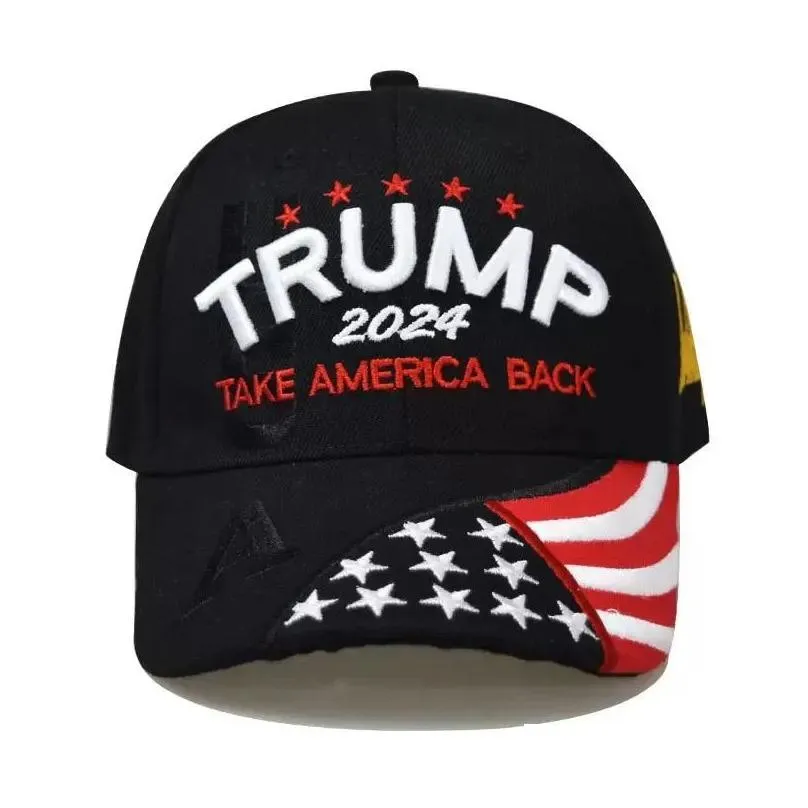 2024 trump hats american presidential election baseball caps adjustable speed rebound cotton sports hats