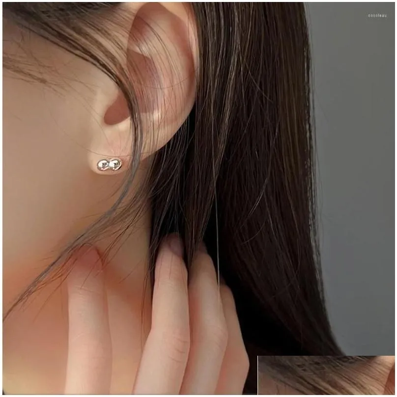 Stud Earrings Pure 925 Sterling Silver Ball For Children Girls Kids Baby Jewelry Small Solid Women