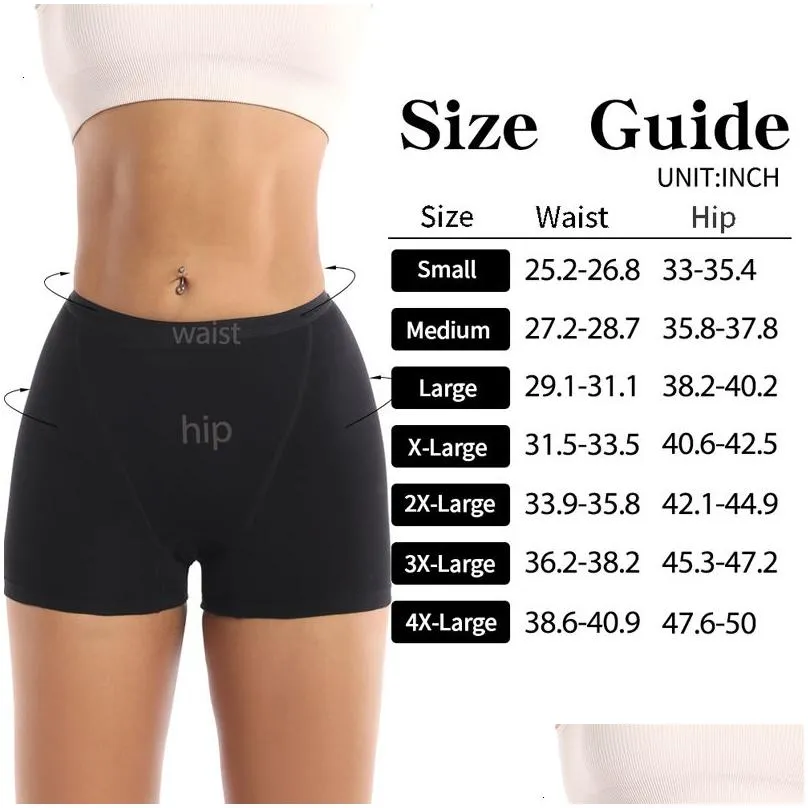 maternity bottoms heavy flow menstrual panties 4-layer leak proof cotton boyshorts period underwear absorbent overnight incontinence boxer briefs