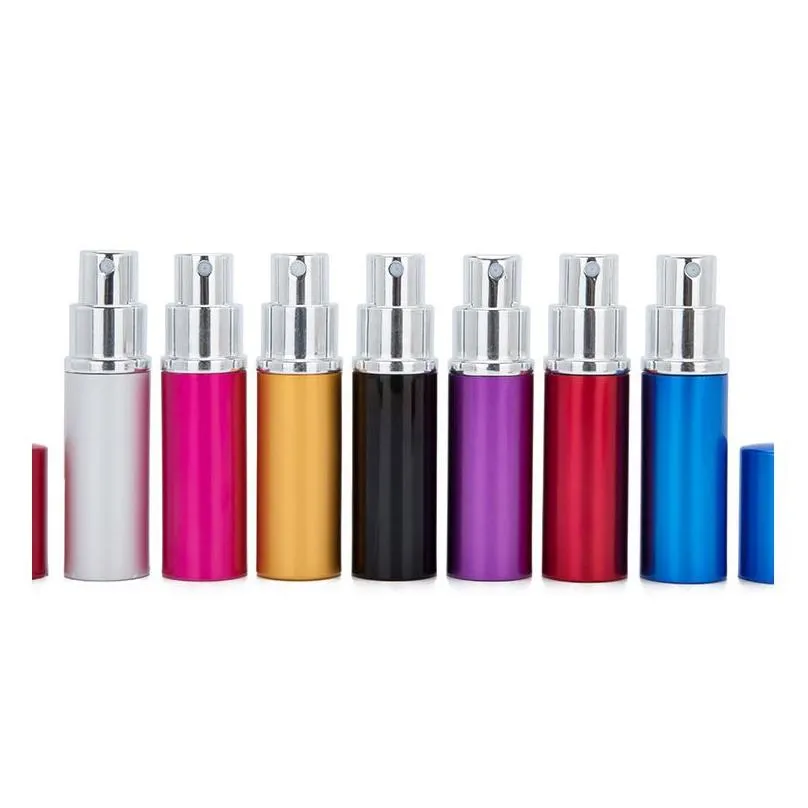5ml mini refillable perfume atomizer party favor colorful spray bottle empty perfume bottles makeup containers for traveler