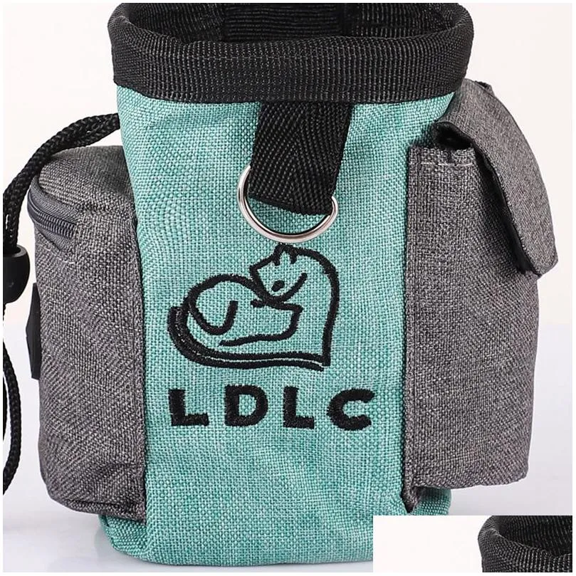 pet training waist bag cat dog treat pouch bags snack feeders pockets outdoor multifunction oxford cloth puppy food organizer
