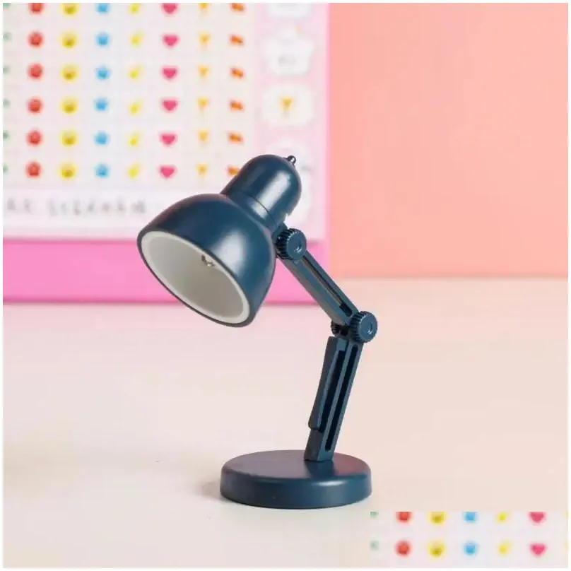 Table Lamps Mini Lamp Fold-able Night Reading Book Eye Protections Lights For Study Portable Magnetic