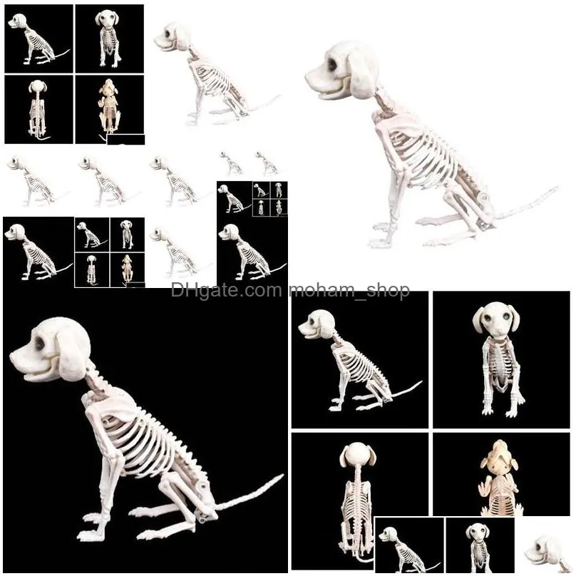 party decoration halloween skeleton dog prop animal bones shop horror skl props y201006 drop delivery home garden festive supplies eve