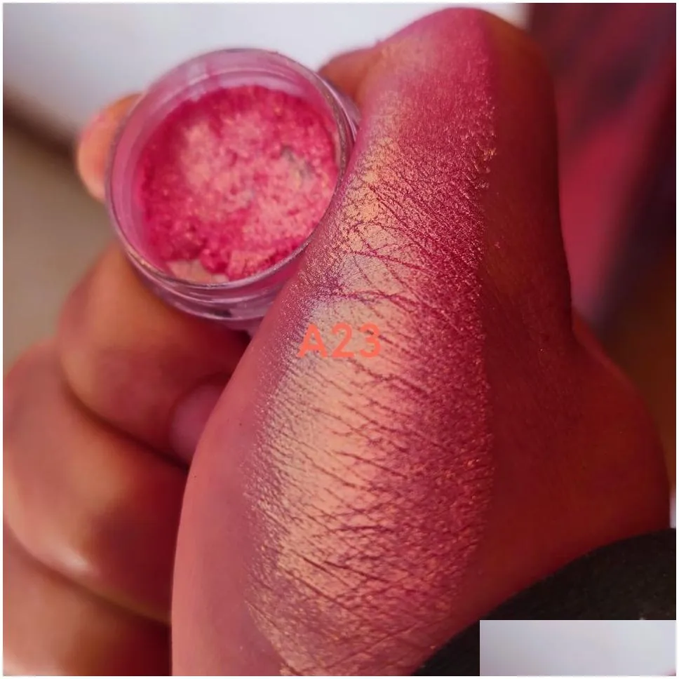 Body Glitter 1gpcs Candy Iridescent Aurora MultiChrome Loose Pigment Chameleon Eyeshadow Duochrome 230719