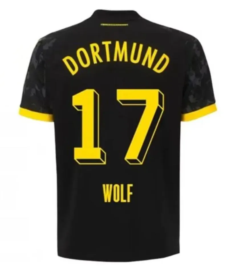 23 24 110Th soccer jerseys Dortmund Borussia F.NMECHA KAMARA 2023 2024 black football shirt REUS BELLINGHAM HUMMELS REYNA BRANDT men kids kit maillot de