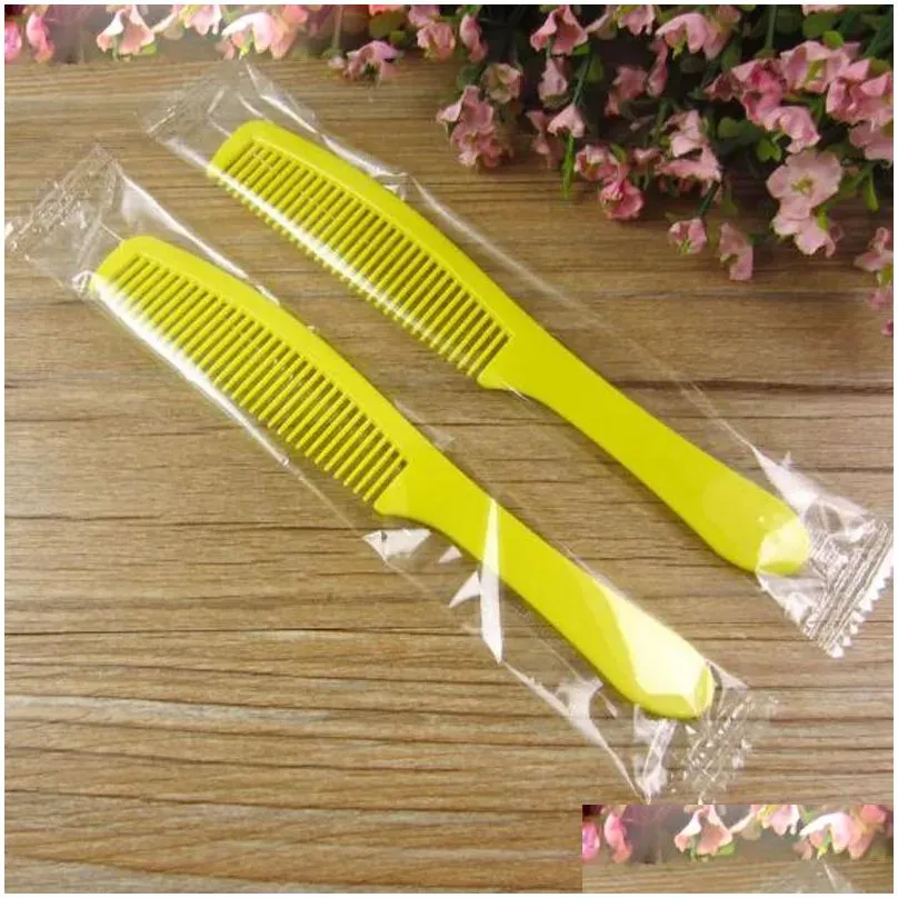 Disposable Comb El Supplies Bath Combs Room Toiletries Head Long Drop Delivery Home Garden Hotel Dhyfk