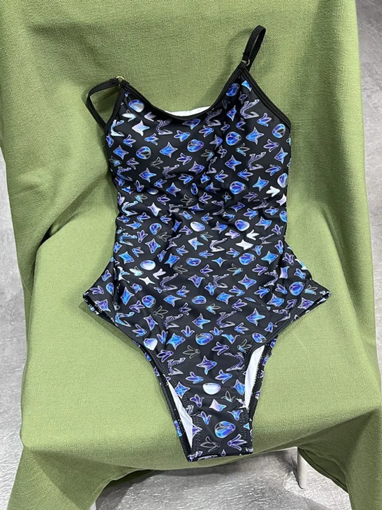 Luxury Womens bikini designer Sexy Beach Bikinis swim suit Fashion Letter Printed Lace Up Summer Split Swimsuit bikinis for women L001