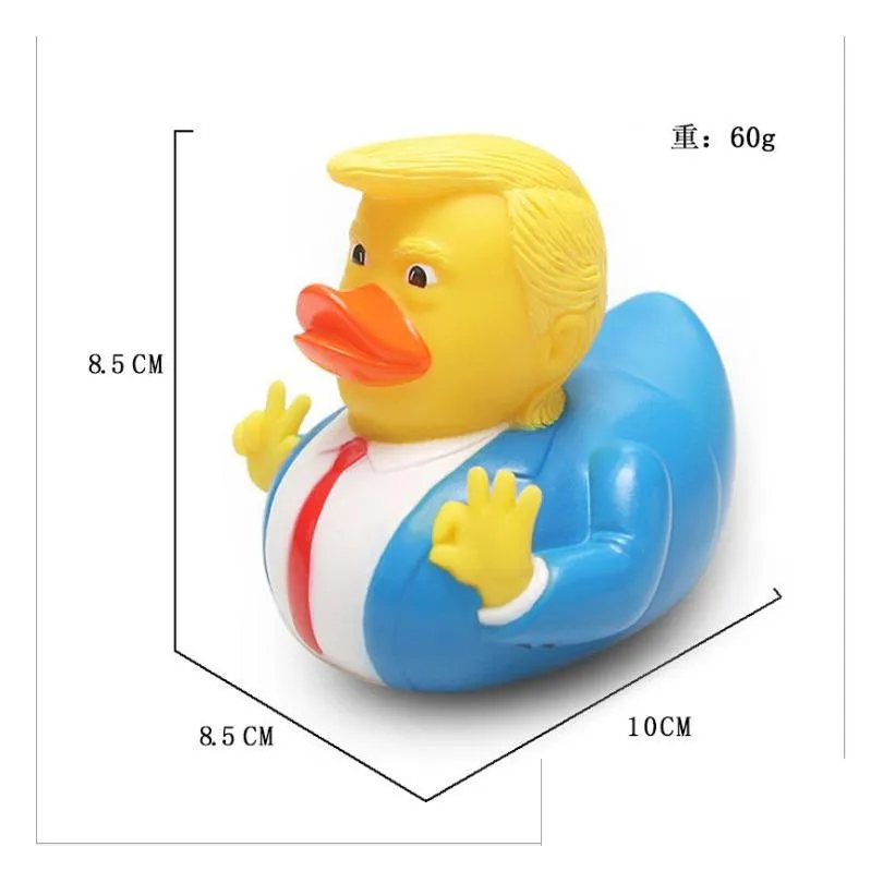 creative pvc trump ducks bath floating water toy party supplies funny toys gift