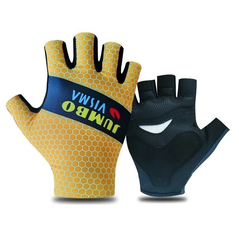 UAE Tour de  Cycling Half Finger Gloves Cycling Outdoor Anti slip Gloves Women and Mens Sports and Fitness 230925