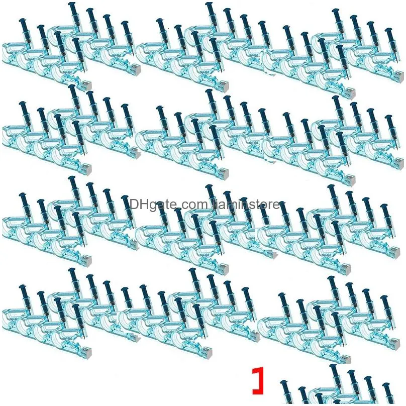 Labret Lip Piercing Jewelry 100PCS Disposable Safety Ear Gun Unit Tool No Pain Sterile with Stud Pierce Kit Blue Wholesale 230614