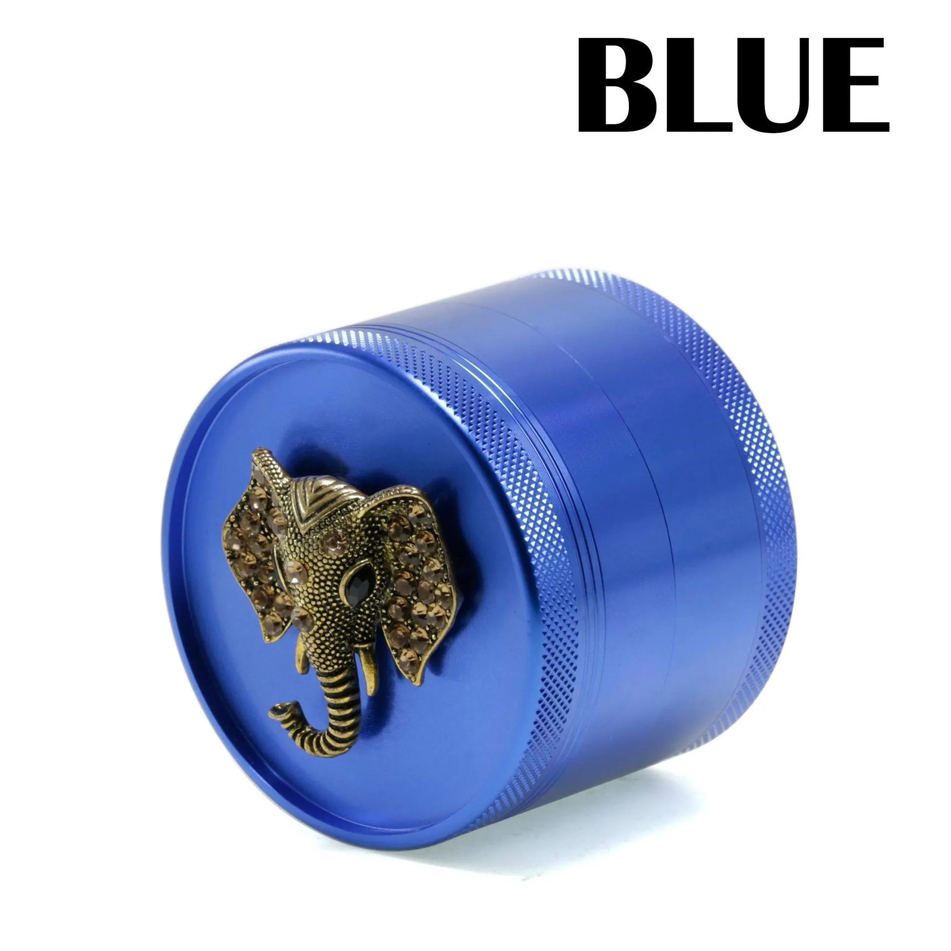 4 layers 63mm animal tobacco grinder 6 colors butterfly frog aluminium alloy metal herb grinders smoking accessories