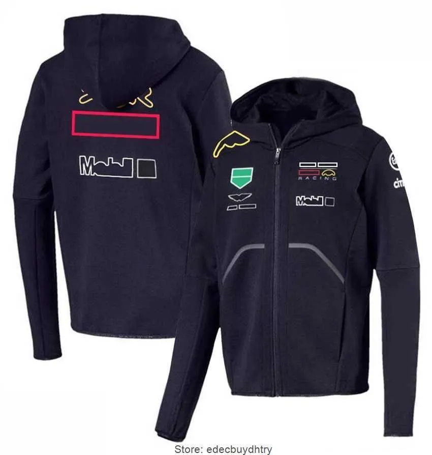 Men`s Hoodies F1 Redbulls Hoodie Formula 1 Racing Fans Motorsport Zip Up Jacket Autumn Winter Oversized Sweatshirt Casual Coat Plus