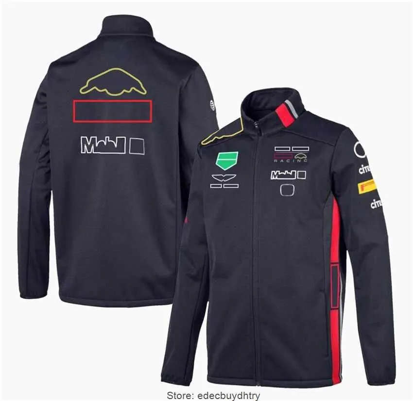 Men`s Hoodies F1 Redbulls Hoodie Formula 1 Racing Fans Motorsport Zip Up Jacket Autumn Winter Oversized Sweatshirt Casual Coat Plus