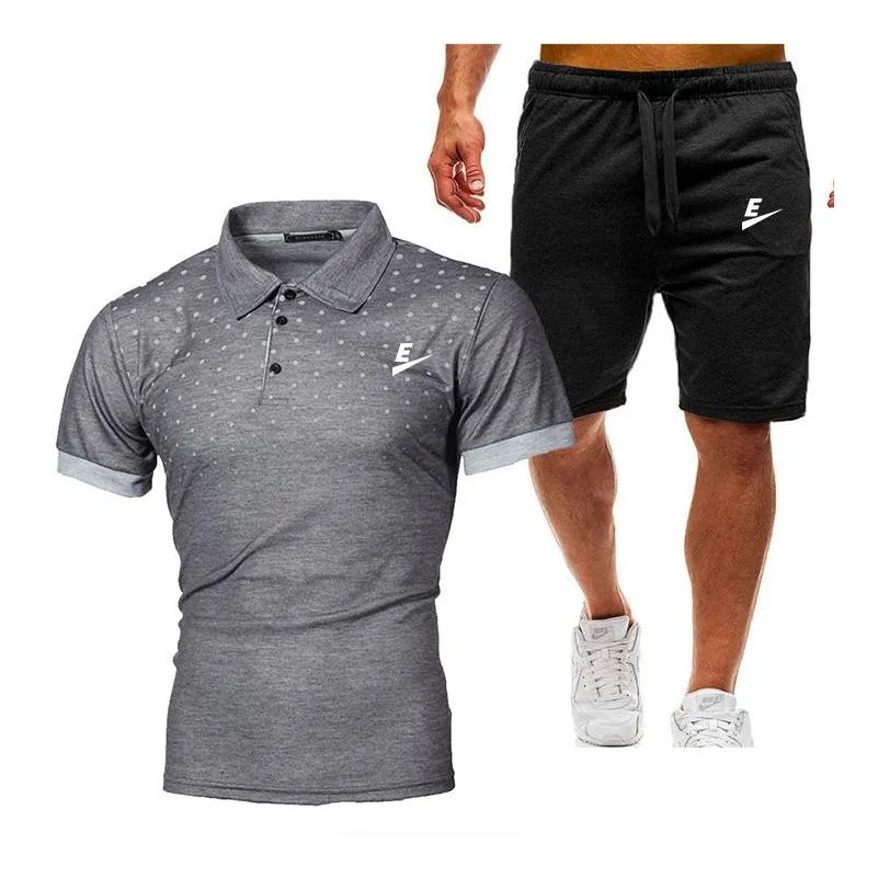 summer new sportswear fashion designer Men`s Tracksuits T-shirt pants swimsuit suit clothing mens shorts shirt casual Polos