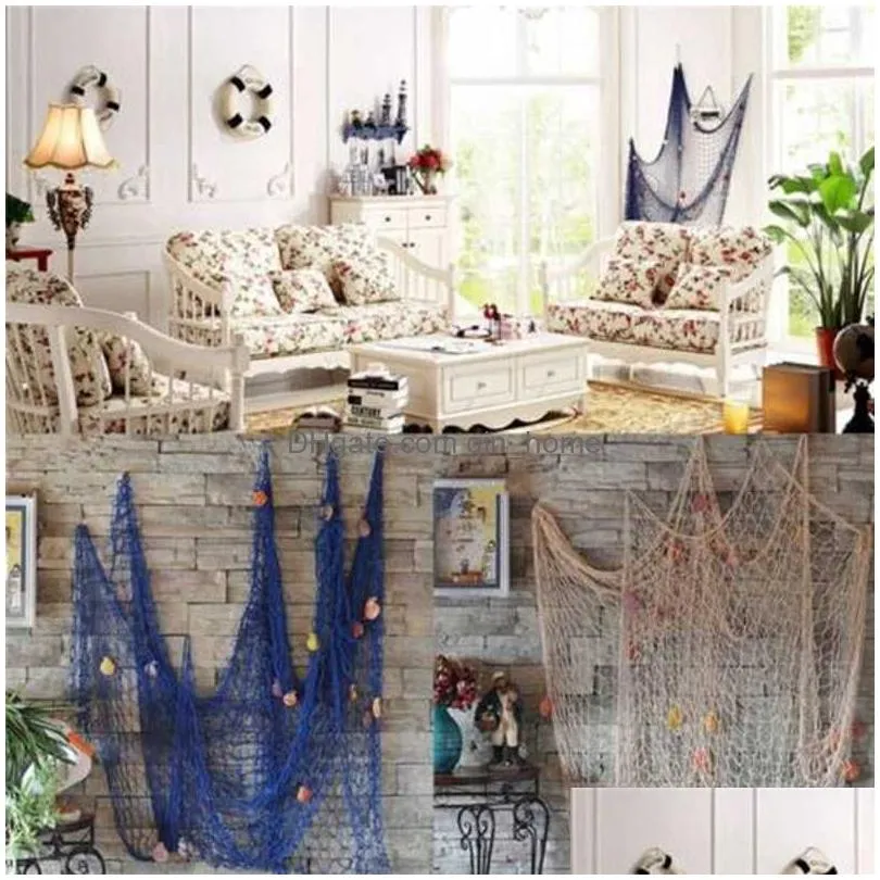 other home decor fishing net sea shell hanging home decoration ocean theme home decor r230630