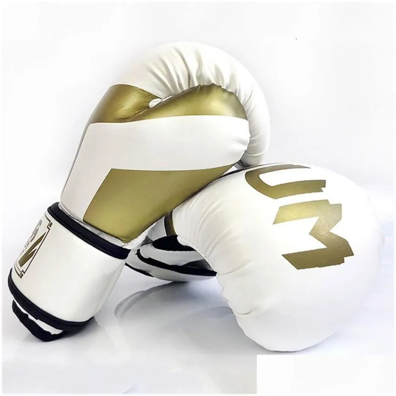 Protective Gear Boxing Gloves Adt Competition Training Fitness Men And Women Sanda Sandbag Fighting Equipment Muay Thai 230412 Drop D Dhq2W