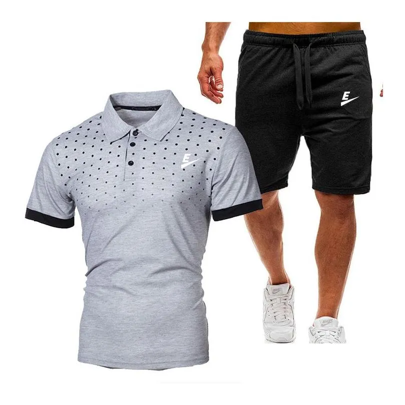 summer new sportswear fashion designer Men`s Tracksuits T-shirt pants swimsuit suit clothing mens shorts shirt casual Polos