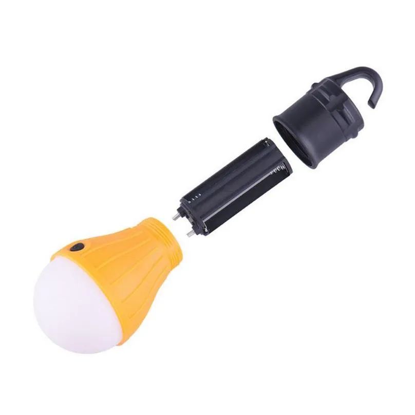 outdoor tent waterproof spherical camping light 3 led tent lamps portable hook light mini emergency camping signal lights