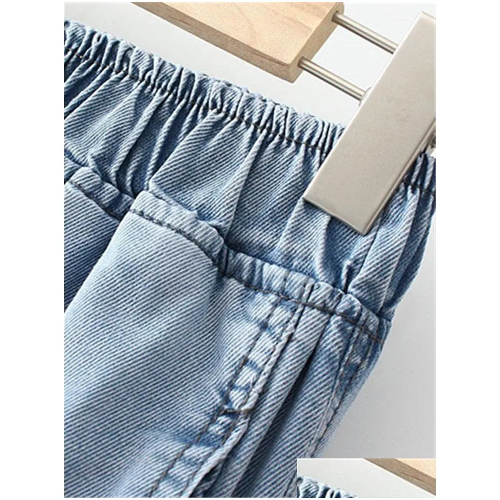 plus Size Women`s Jeans Elastic Waist High Waist Stretch Spring Summer Stretch Denim Jeans Thin Casual Jeans For Busty Lady Wear v7Vs#