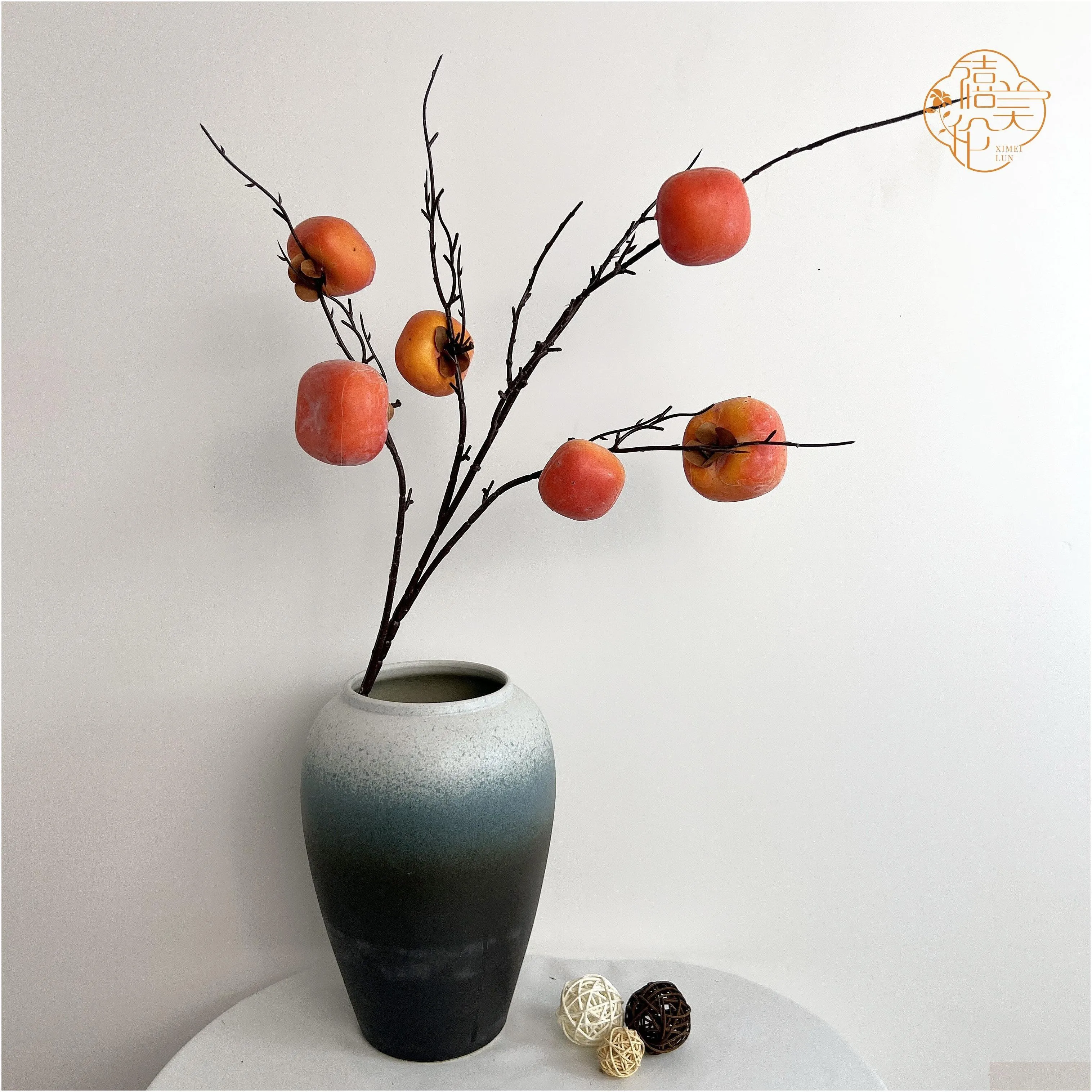Decorative Flowers Artificial flowers persimmon flower for family parties Wedding