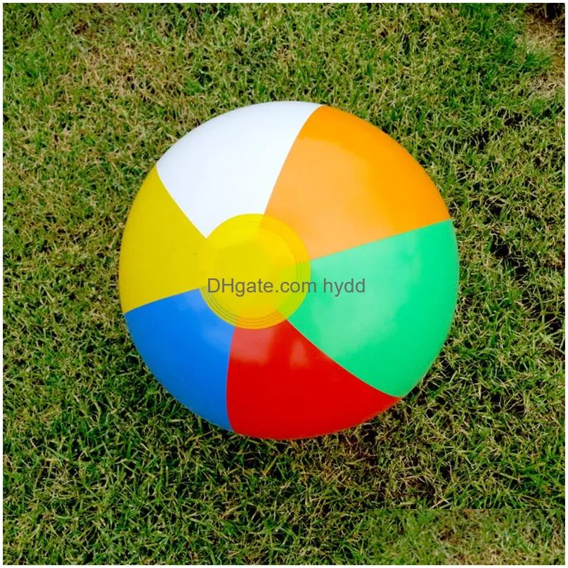 colorful inflatable 30cm balloons swimming pool play party water game balloons beach sport ball saleaman fun toys for kids