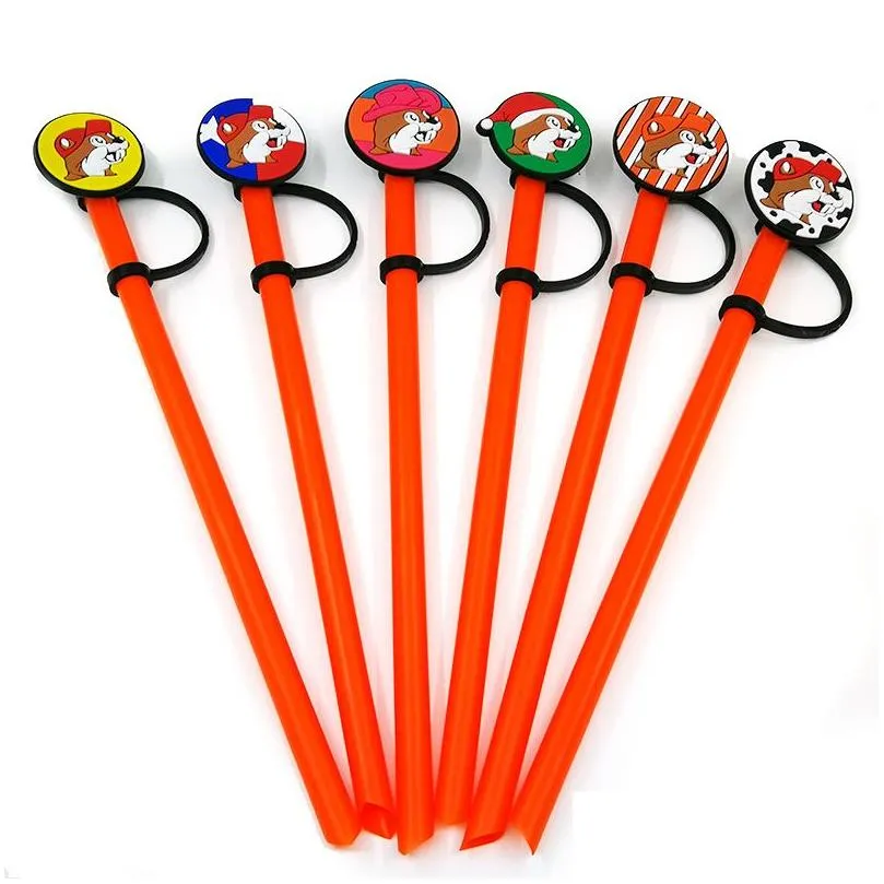 9pcs/set texas style straw toppers cover molds charms for tumbers reusable splash proof drinking dust plug decorative 8mm straw