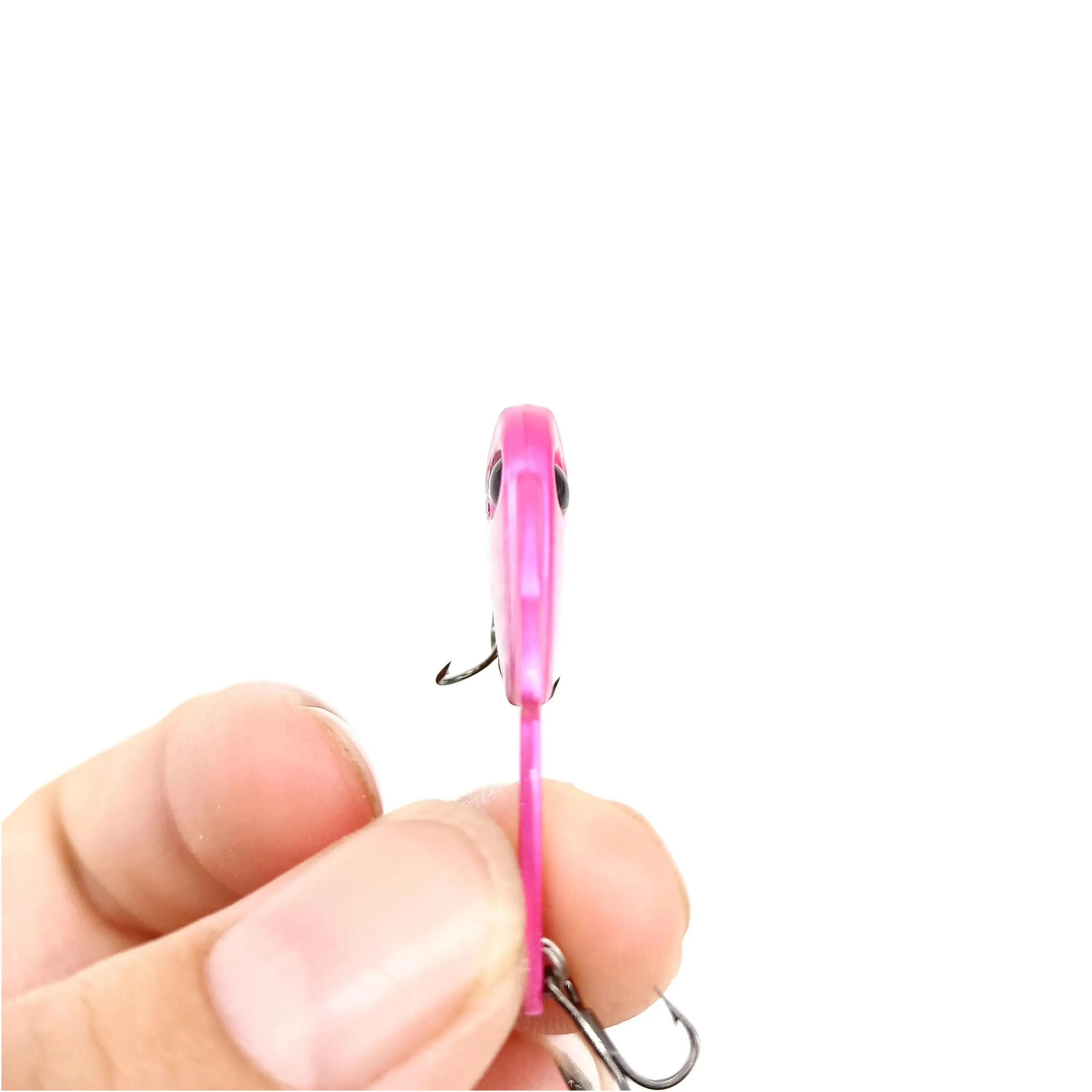 Lures HOOFISH 6PCS/LOT Mini VIB Fishing Lure 3.5g/5g/7g Artificial Hard Bait Jig Trout Sequins Trembling Wobbler Pesca Fishing Tackle