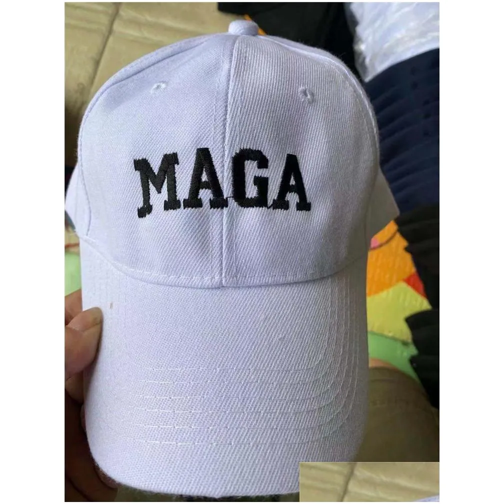 Party Hats Maga Embroidery Hat Trump 2024 Baseball Cap Make America Again 0913 Drop Delivery Home Garden Festive Supplies Dhwqq