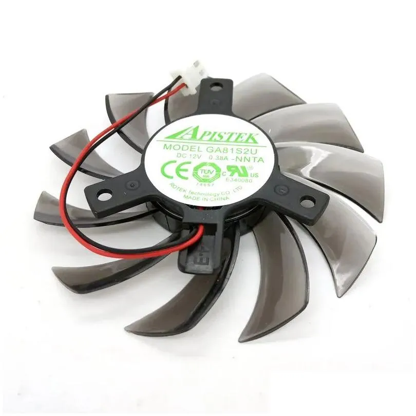 New Original Cooling Fan GA81S2U NNTA DC12V 0.38A for EVGA ONDA GT430 GT440 GT630 Graphics Video Card 12 LL LL