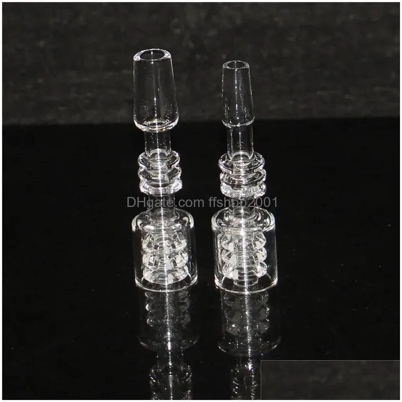 Smoking Pipes Hookahs 10Mm 14Mm Male Diamond Knot Quartz Nail For Nectar Dab St Tube Drip Tips Glass Oil Burner Pipe Ash Catchers Dr Dhz5T