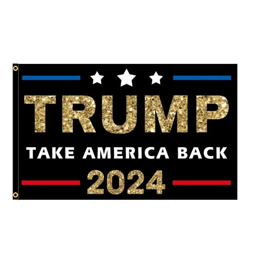 Trump Campaign 90x150cm Flags Banner 2024 U.S. Presidential Take America Back Election Flag 0303