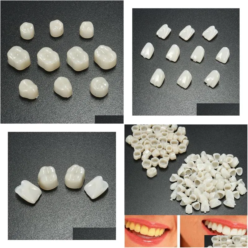Other Oral 120pcs Dental Material Teeth Mixed Temporary Crown 70pcs Anteriors Front Tooth 50pcs Molar Posterior Veneers Care Tool