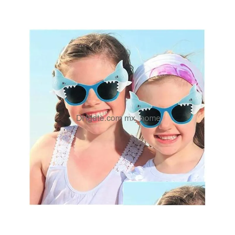 party glasses children shark glasses shark theme parti hawaii kids birthday party fav boy funny ocean birthday party baby shower glasses