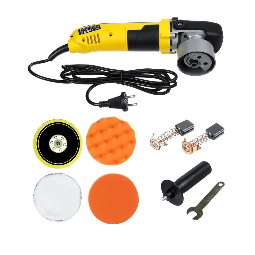 220V/110V Dual Action Polisher DA Car Polishing Electric Random Orbit Adjustable Speed Waxer Buffer Machine